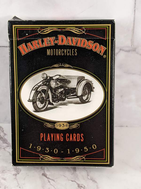 Vintage 1997 Harley Davidson Playing Cards